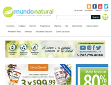 Tablet Screenshot of mundonatural.tv